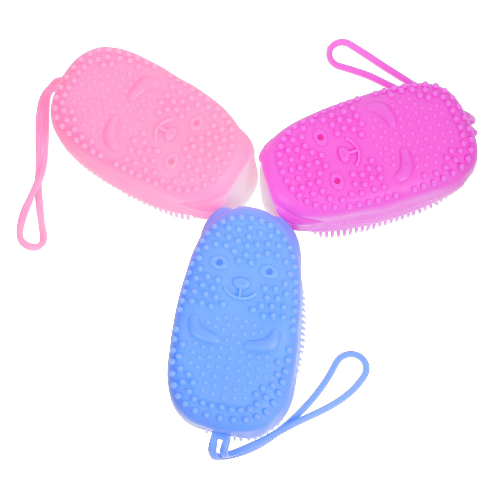 3Pcs Silicone Exfoliating Body - Body Brush 评论和价格