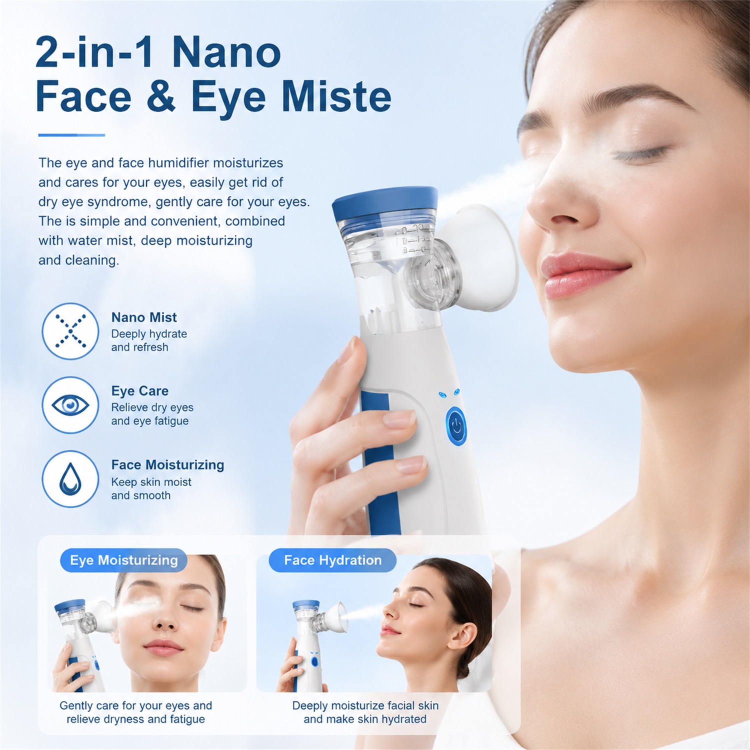 Handheld Facial Nano Mister Po - Face Steamer 评论和价格
