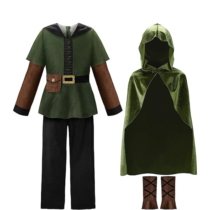 Medieval Hood Cape Cloak Robe  - Bathrobe 评论和价格